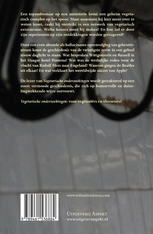 Achterkant van Vegetarische onderzoekingen