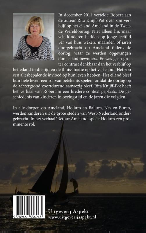 Achterkant van Retour Ameland