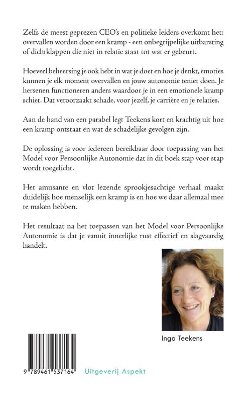 Achterkant van Van kramp naar kracht