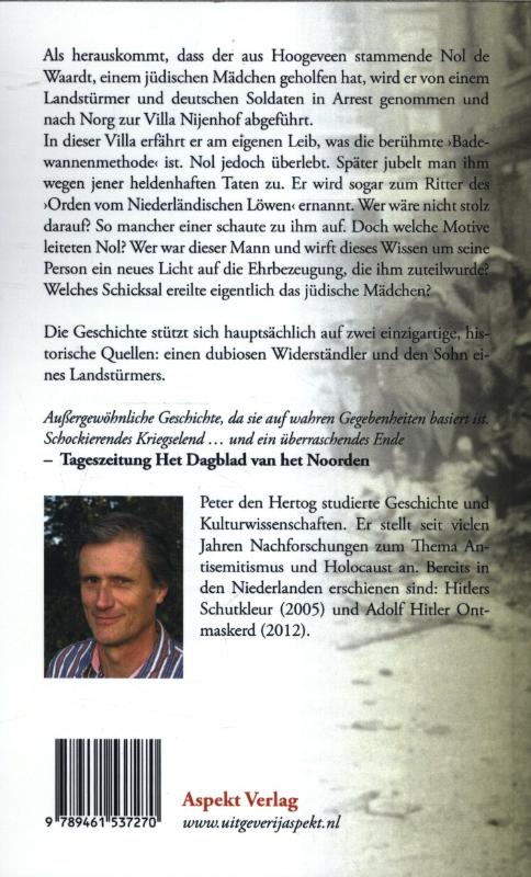Achterkant van Die Geschichte eines Widerstandskämpfers