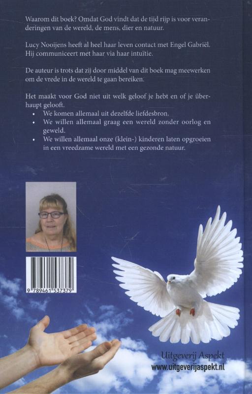 Achterkant van Gesprekken met Engel Gabriël
