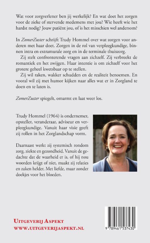 Achterkant van Zomerzuster