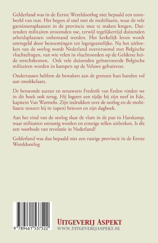Achterkant van Gelderland en de eerste wereldoorlog