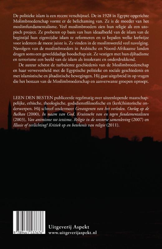 Achterkant van De Moslimbroederschap en de utopie van islamisten