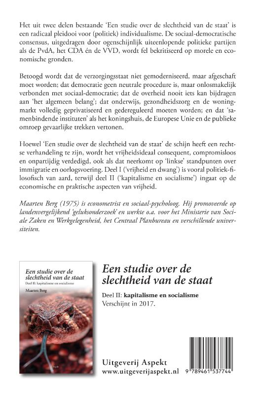 Achterkant van deel I