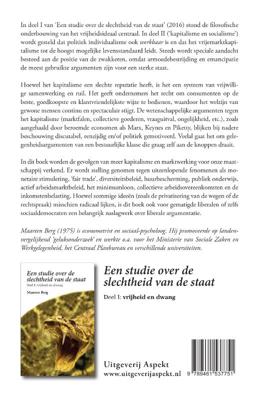 Achterkant van deel II kapitalisme en socialisme