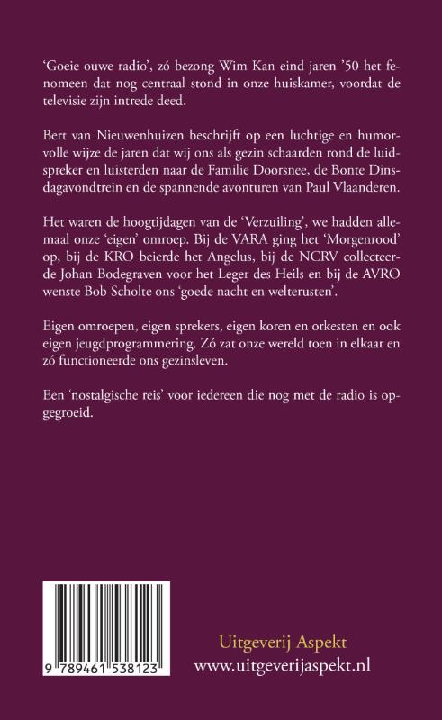 Achterkant van Goeie ouwe radio