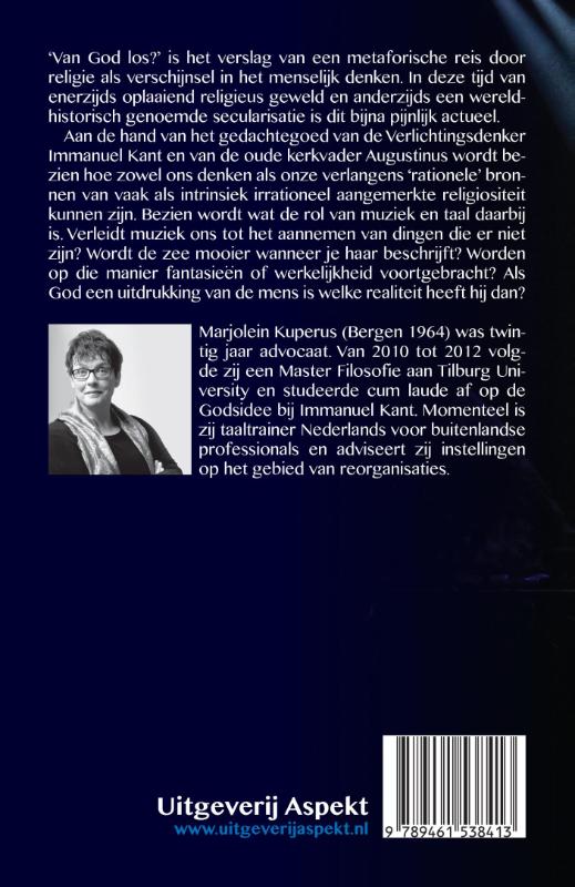 Achterkant van Van God los?