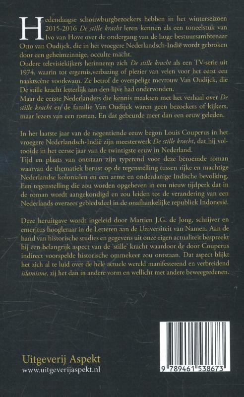 Achterkant van De stille kracht