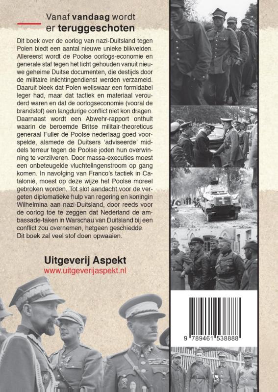 Achterkant van Vanaf vandaag wordt er teruggeschoten