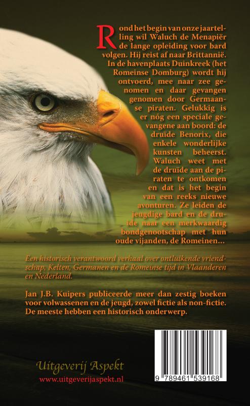 Achterkant van Waluch de Bard