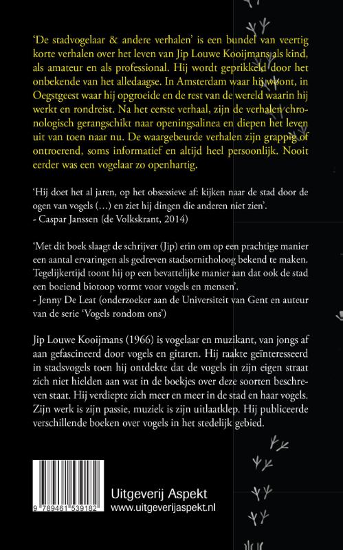 Achterkant van De Stadsvogelaar & andere verhalen