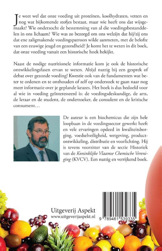 Achterkant van De ontdekkers van onze voeding