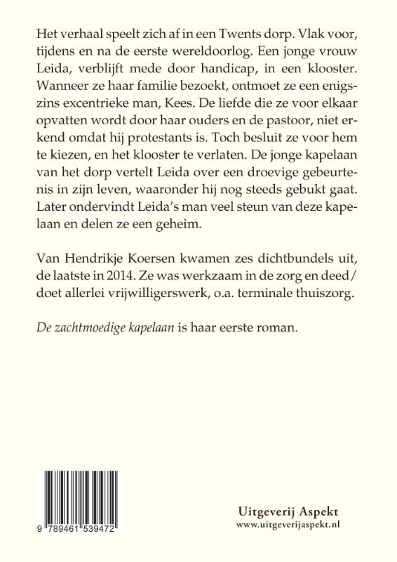 Achterkant van De zachtmoedige kapelaan