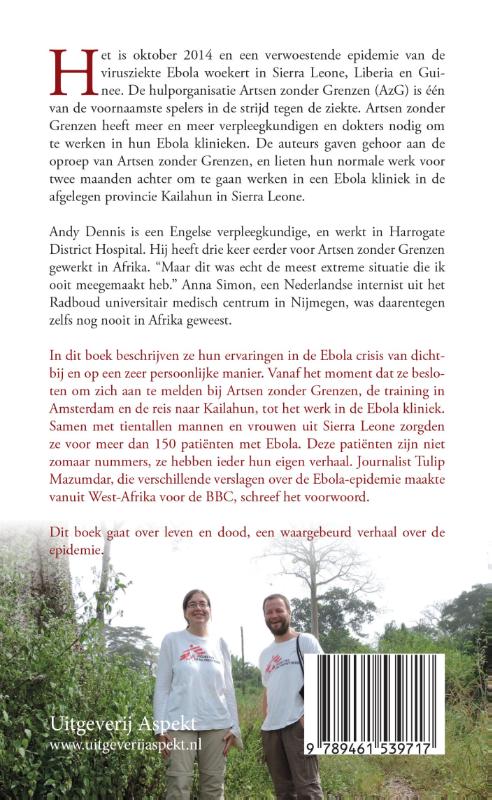 Achterkant van Ebola van dichtbij