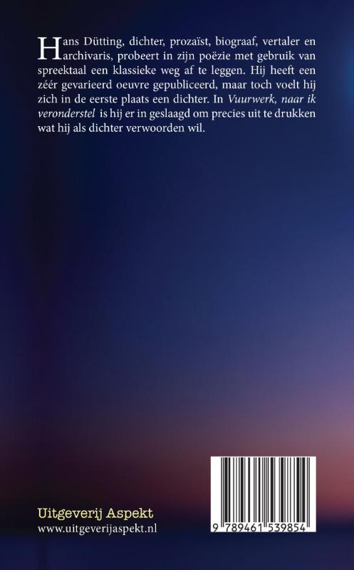Achterkant van Vuurwerk, naar ik veronderstel