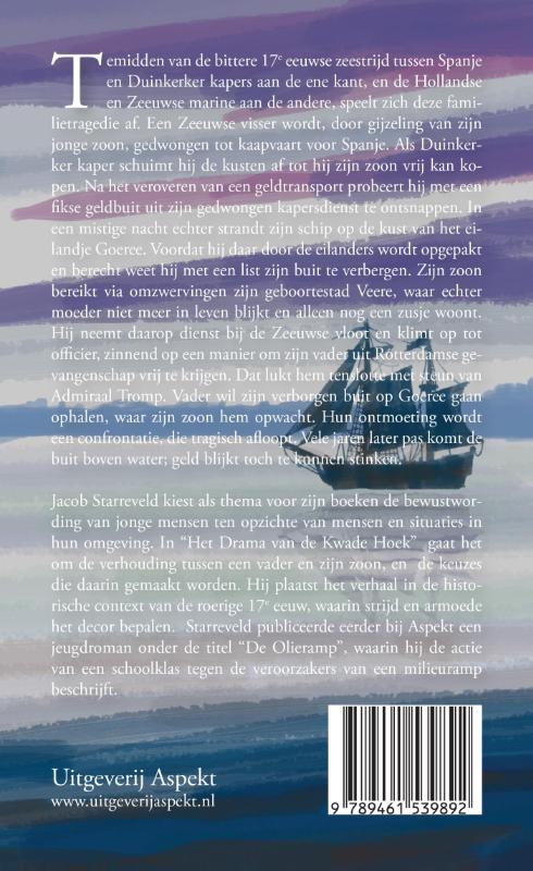 Achterkant van Het drama van de kwade hoek