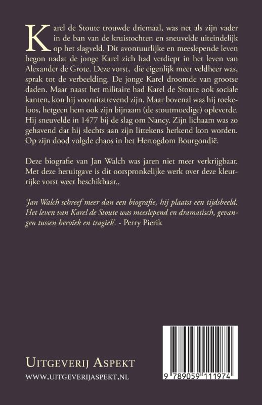Achterkant van Karel de Stoute