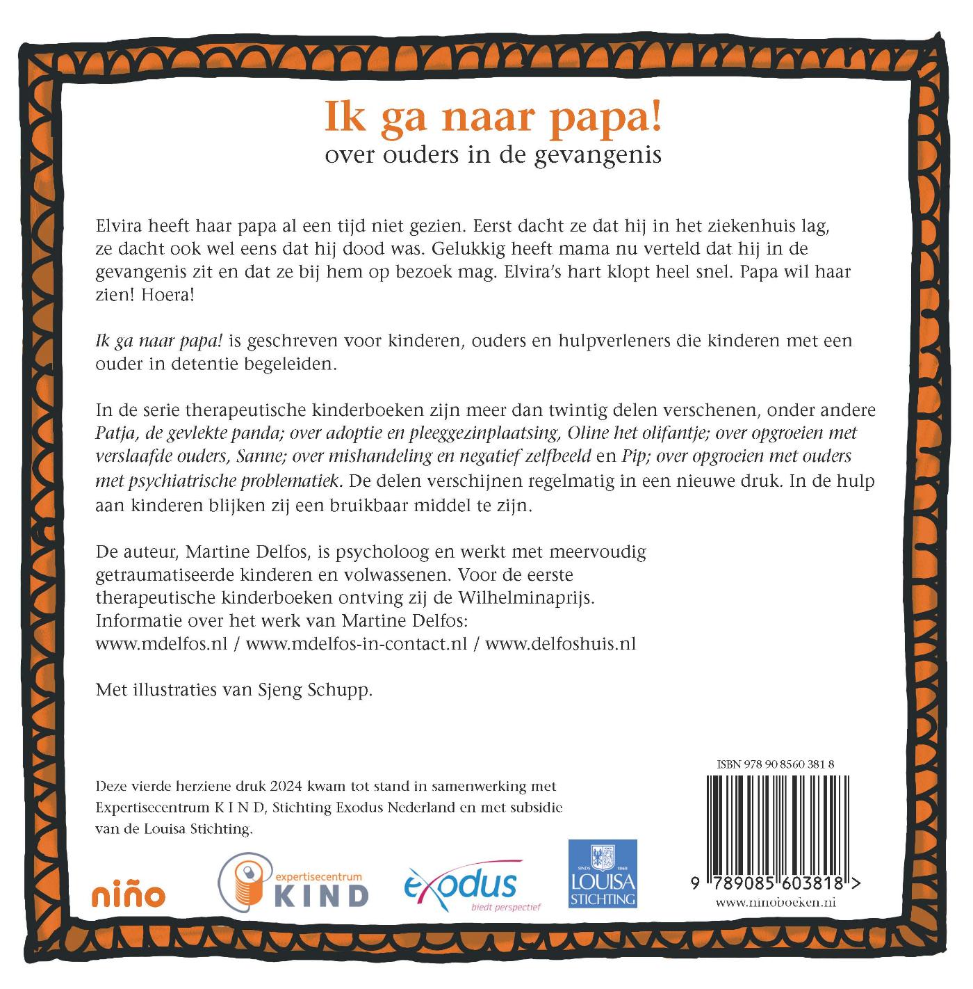 Achterkant van Ik ga naar papa!
