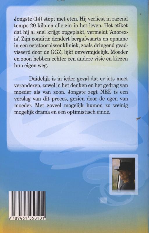 Achterkant van Jongste zegt nee