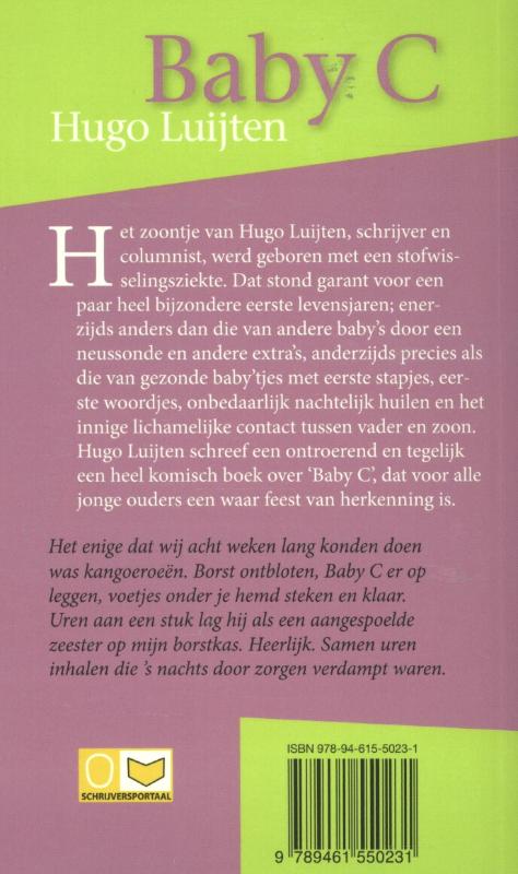 Achterkant van Baby C