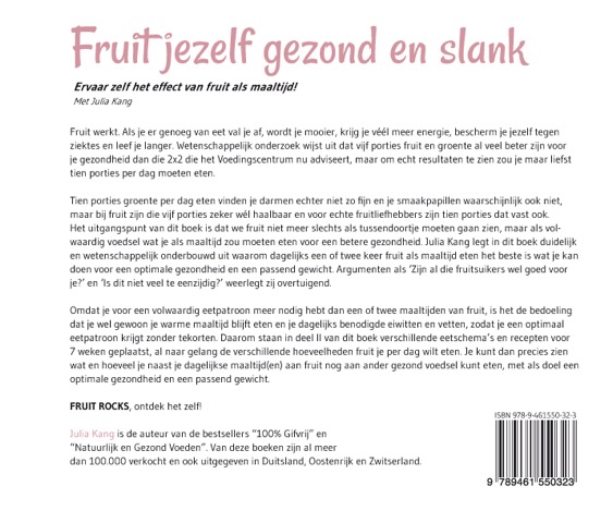 Achterkant van Fruit jezelf gezond en slank