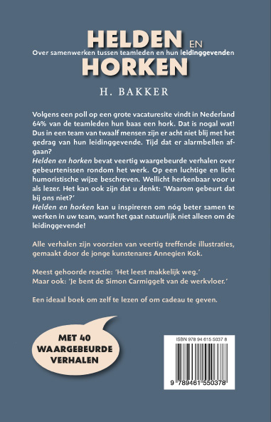 Achterkant van Helden en Horken