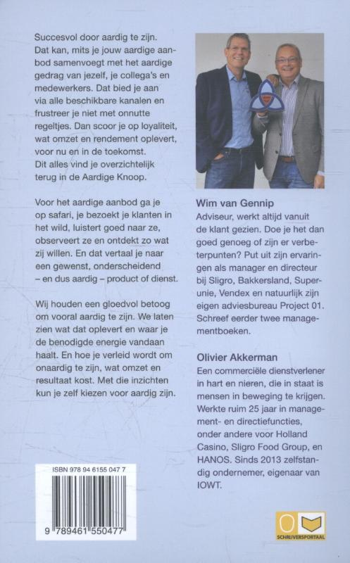 Achterkant van Er zit (wel) omzet in aardig zijn