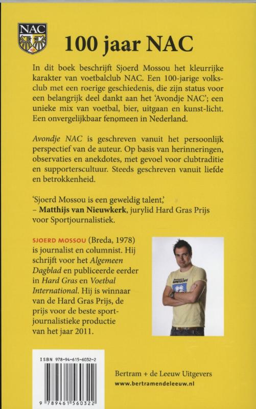 Achterkant van Avondje NAC