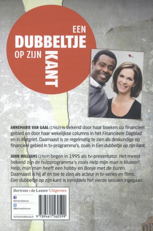 Achterkant van Een dubbeltje op zijn kant