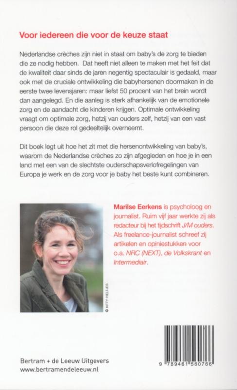 Achterkant van Wat doen we met de baby?