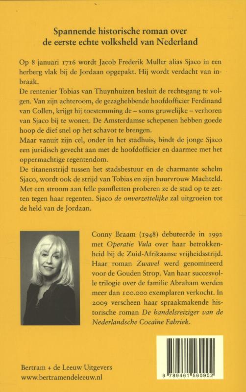 Achterkant van Sjaco
