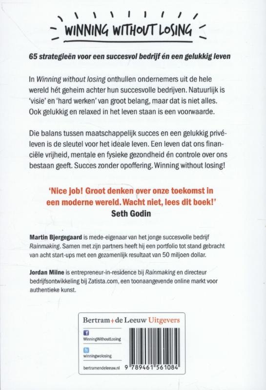 Achterkant van Winning without losing