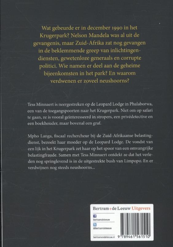 Achterkant van Het beest van Kruger
