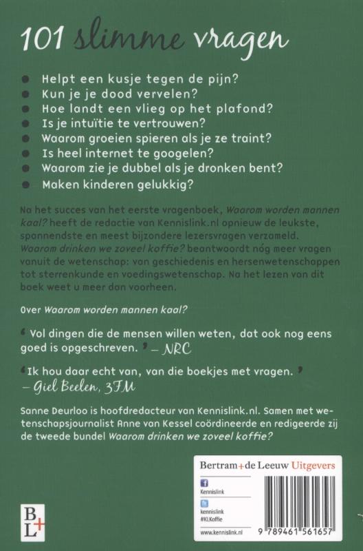 Achterkant van Waarom drinken we zoveel koffie?