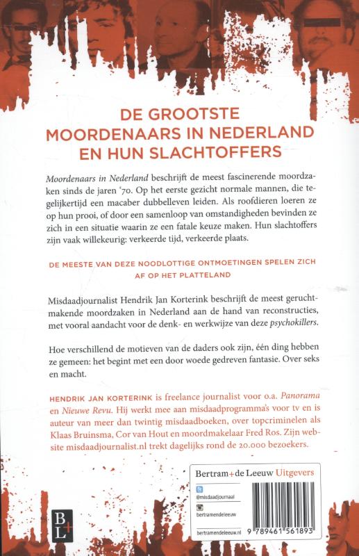 Achterkant van Moordenaars in Nederland