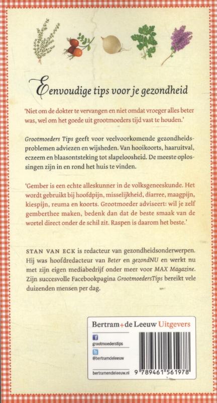 Achterkant van Grootmoeders tips