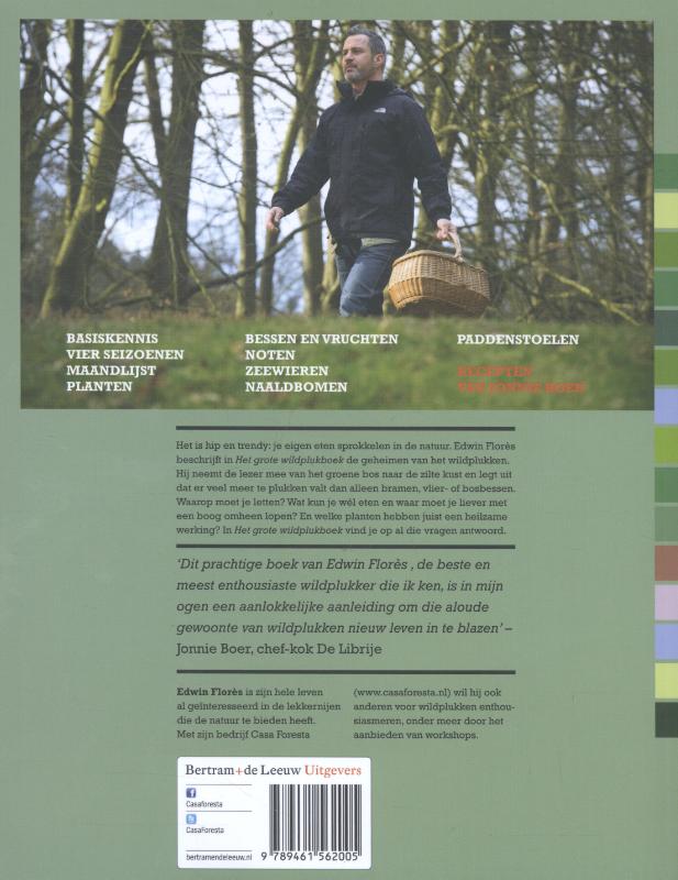 Achterkant van Het grote wildplukboek