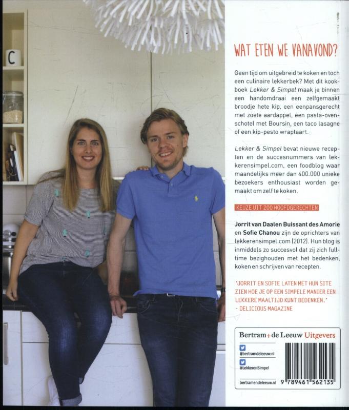Achterkant van Lekker & simpel