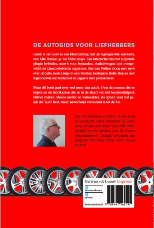 Achterkant van Geluk is een auto