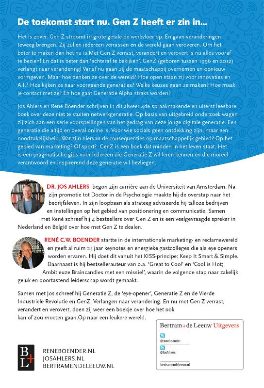 Achterkant van GenZ verrast, verandert, verovert...