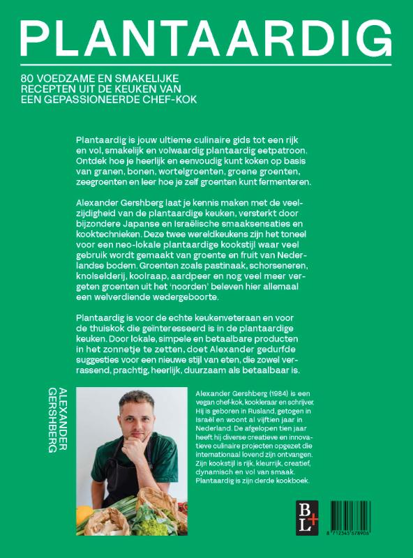 Achterkant van Plantaardig