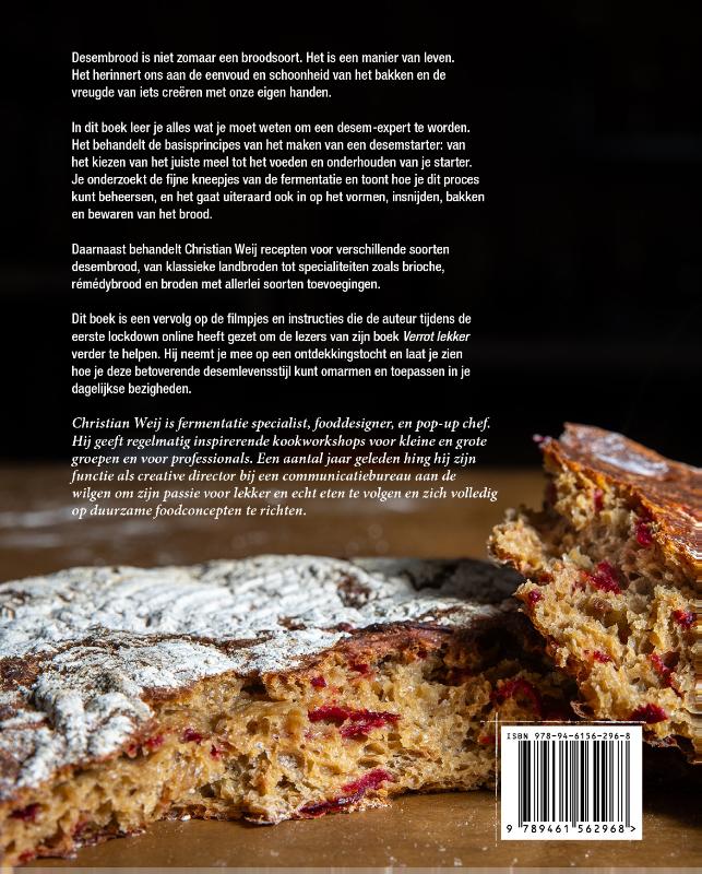 Achterkant van Verrot lekker desembrood
