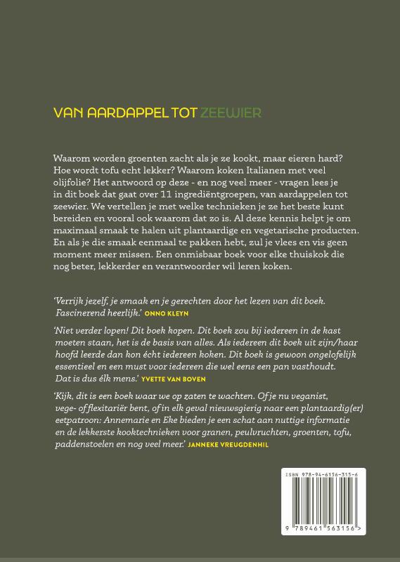 Achterkant van Van aardappel tot zeewier