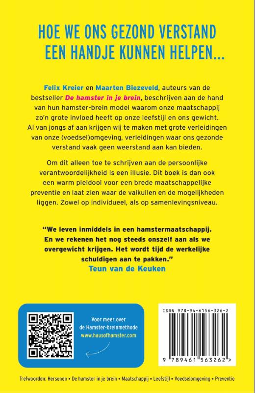 Achterkant van De hamstermaatschappij