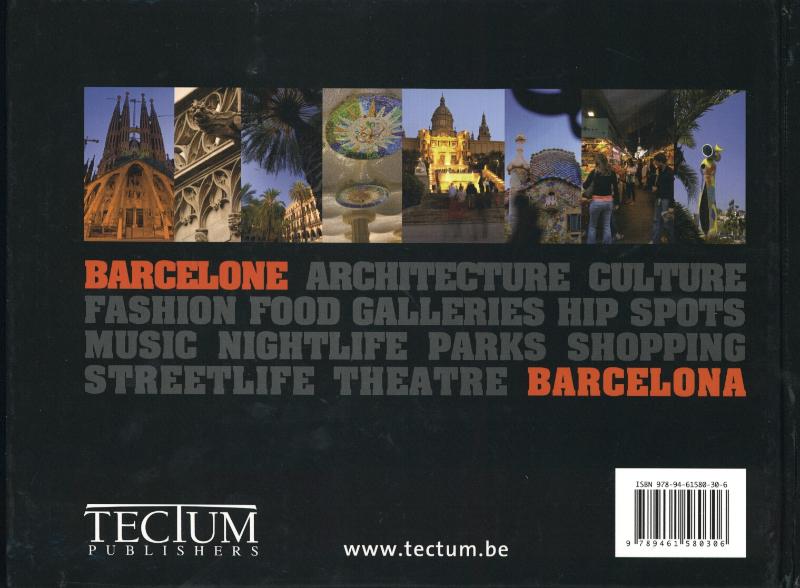 Achterkant van Destination Barcelona