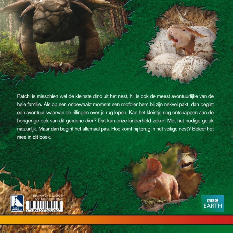 Achterkant van Walking with dinosaurs