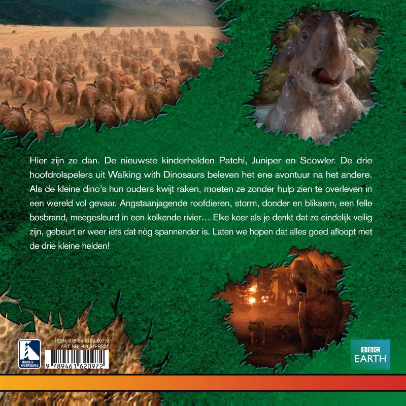 Achterkant van Walking with dinosaurs