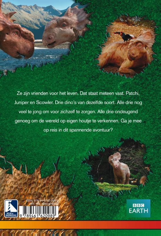 Achterkant van Walking with dinosaurs
