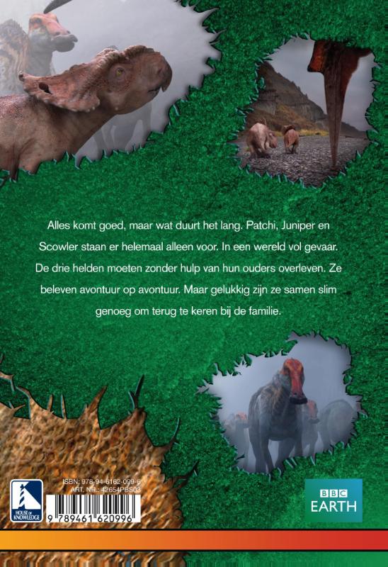 Achterkant van Walking with dinosaurs